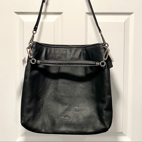 Coach Handbags - COACH MAD LTH HOBO BAG